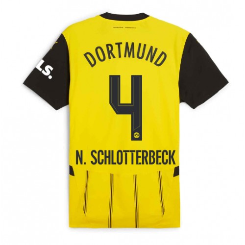 Dres Borussia Dortmund Nico Schlotterbeck #4 Domaci 2024-25 Kratak Rukav